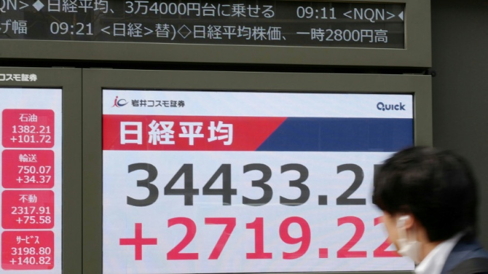 Stock markets soar as Trump delays painful tariffs