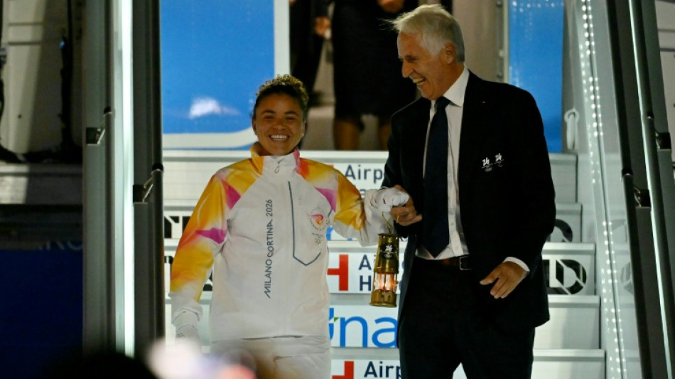 JO-2026: la flamme olympique est arriv&eacute;e en Italie