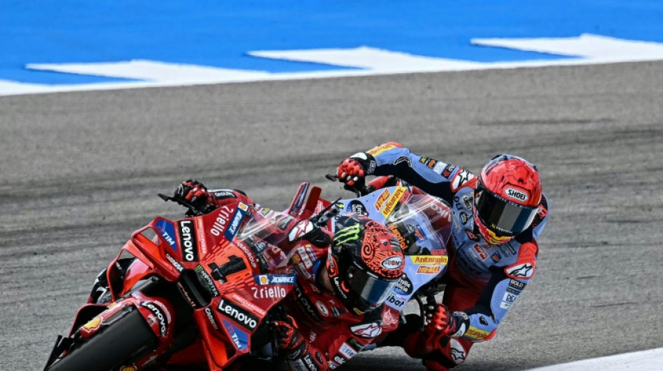 Bagnaia aguanta a M&aacute;rquez y logra el GP de Espa&ntilde;a de MotoGP