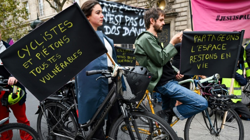 S&eacute;curit&eacute; &agrave; v&eacute;lo: des centaines de personnes rassembl&eacute;es &agrave; Paris contre la "violence motoris&eacute;e"