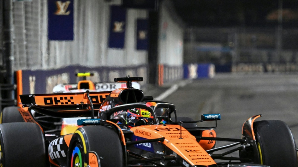 Piastri im Training vorne - Rote Flaggen machen Probleme