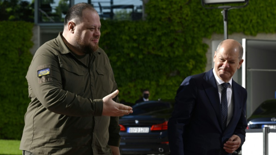 Scholz l&auml;sst Ukraine-Besuch nach Treffen mit Parlamentspr&auml;sident weiter offen