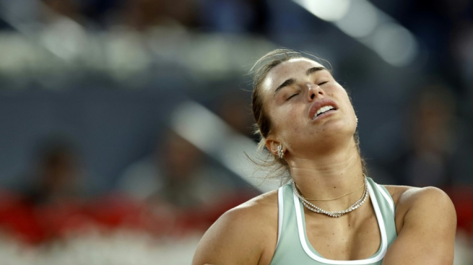 WTA 1000 de Madrid: la N.1 mondiale Sabalenka &eacute;limin&eacute;e par Baptiste malgr&eacute; six balles de match