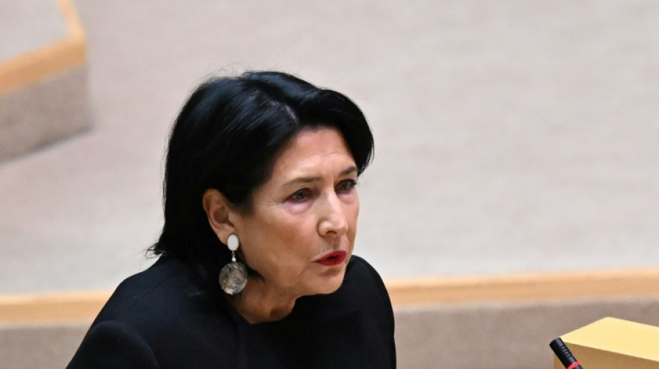 Georgische Pr&auml;sidentin legt Veto gegen Gesetz zu "ausl&auml;ndischer Einflussnahme" ein