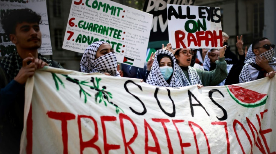 La mobilisation pour Gaza gagne les universit&eacute;s britanniques