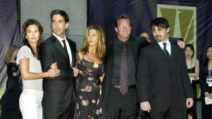 Jennifer Aniston y David Schwimmer rinden homenaje a su compa&ntilde;ero de "Friends" Matthew Perry