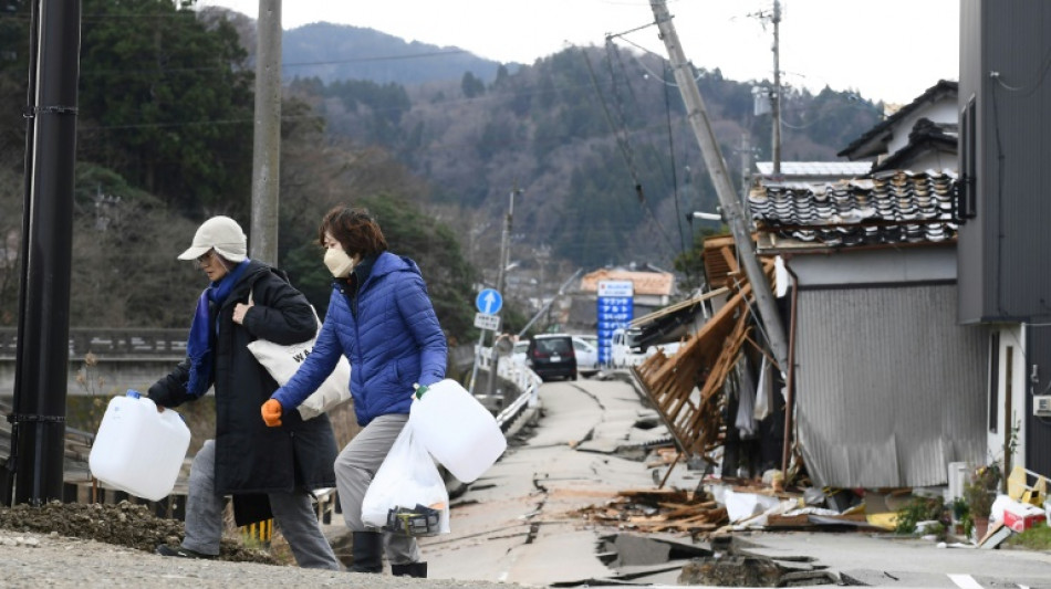 S&eacute;isme du Nouvel An au  Japon: au moins 94 morts, 222 disparus 