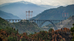 Hautement strat&eacute;gique, un pont ferroviaire relie d&eacute;sormais l'Inde au Cachemire