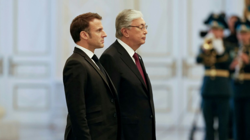 Macron au Kazakhstan pour "acc&eacute;l&eacute;rer" le partenariat strat&eacute;gique entre les deux pays