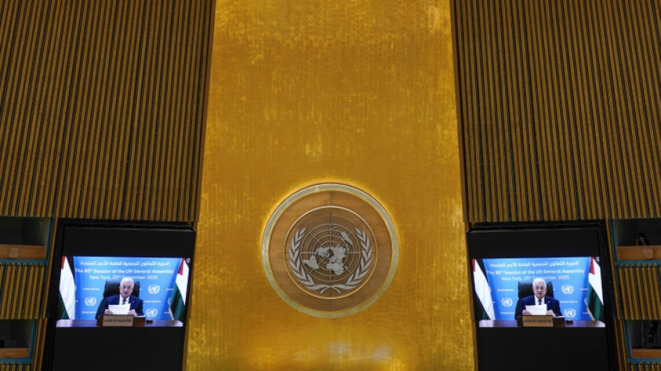 Palestinian leader tells UN no role for Hamas in state