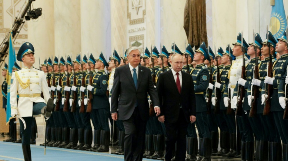 De Poutine &agrave; Erdogan, d&eacute;fil&eacute; de chefs d'Etats en Asie centrale