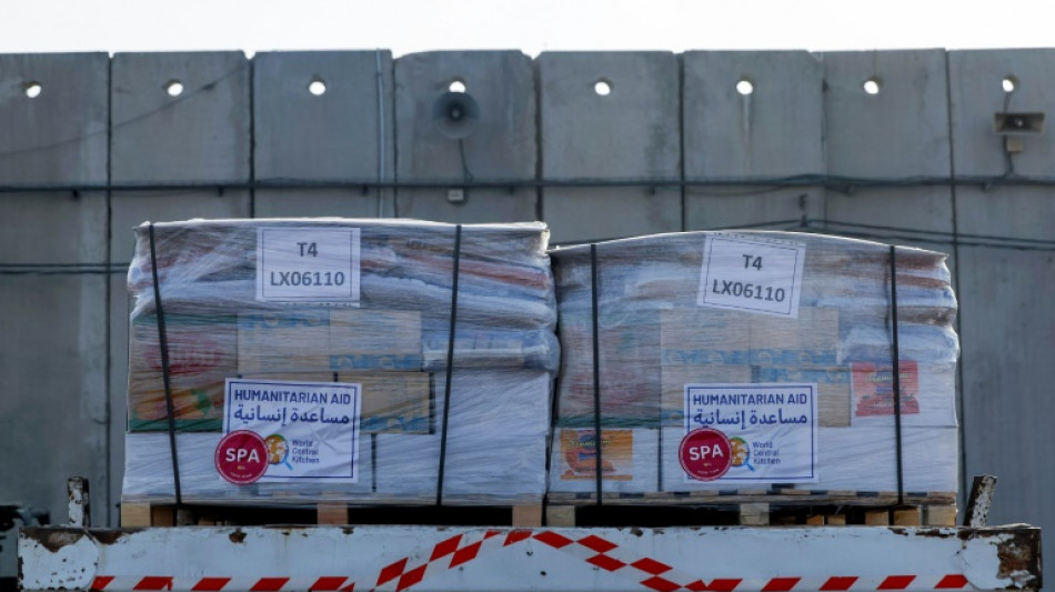 Bericht: Hilfstransporte f&uuml;r Gazastreifen passieren Grenz&uuml;bergang Kerem Schalom