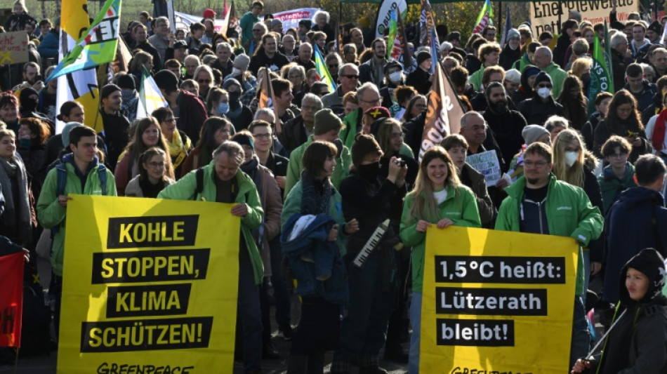 Activistas del clima acampan en &aacute;rboles para protestar contra una mina en Alemania