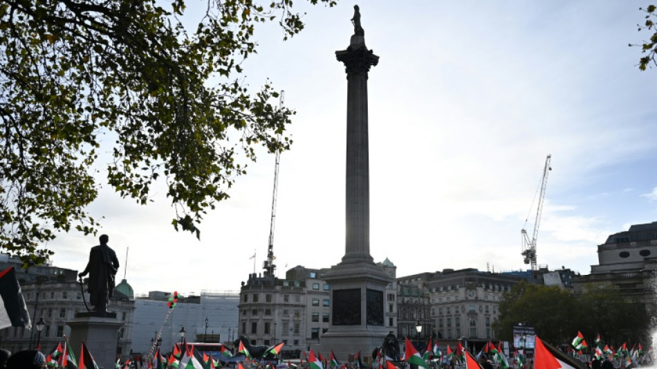 Des milliers de manifestants se rassemblent &agrave; Londres en soutien aux Palestiniens