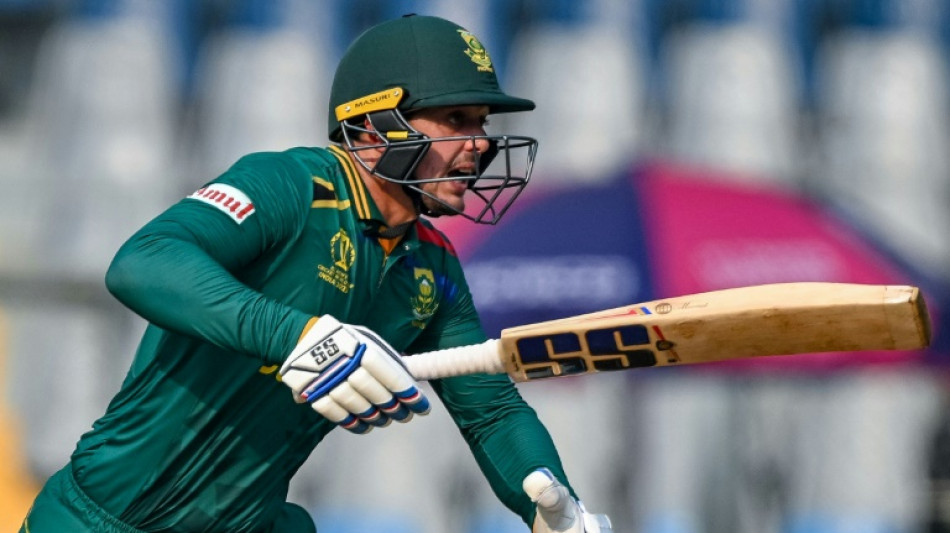 Ton-up De Kock leads South Africa's rout of Bangladesh