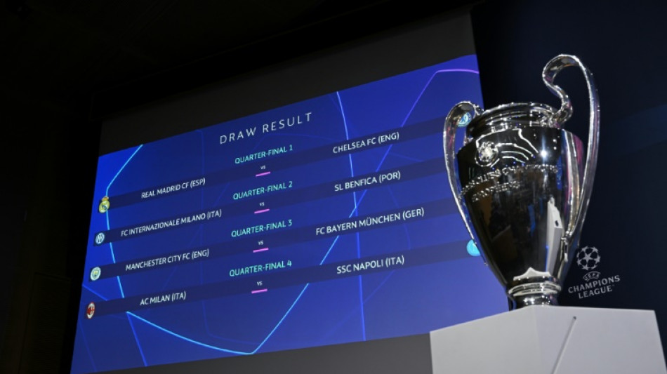 Real face Chelsea in Champions League quarters, Man City meet Bayern