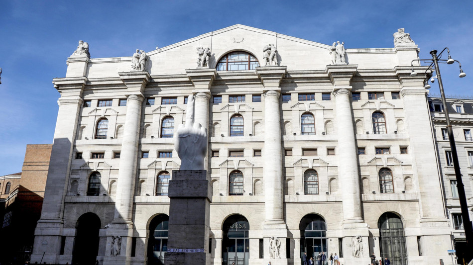 Borsa: Milano amplia calo (-1%), bene Saipem, pesa Recordati