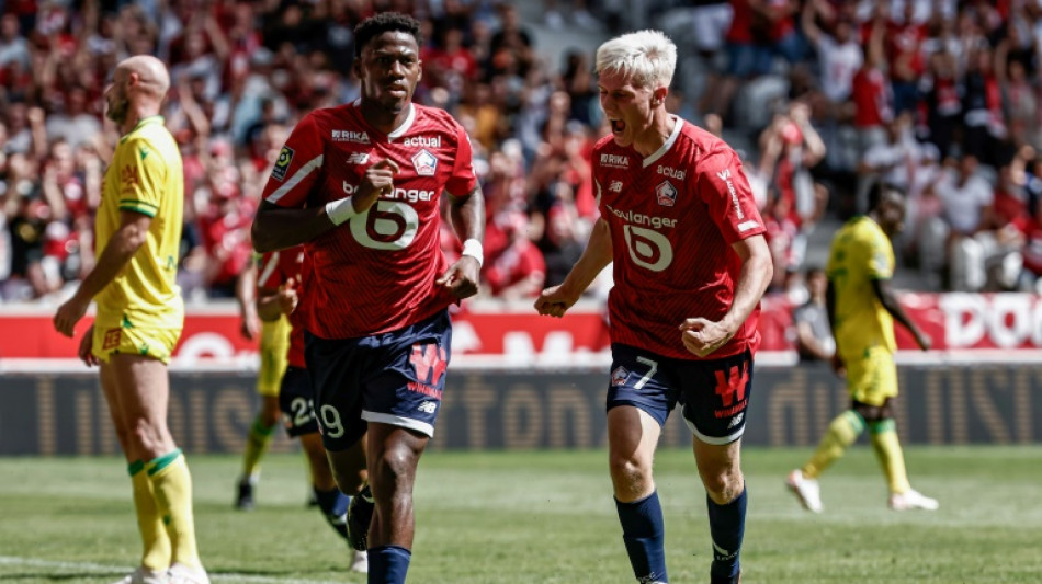 L1: port&eacute; par David et Ounas, Lille vient &agrave; bout de Nantes (2-0)