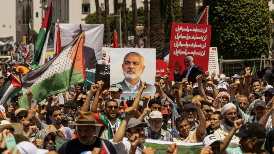 Des milliers de Marocains manifestent apr&egrave;s la mort du chef du Hamas