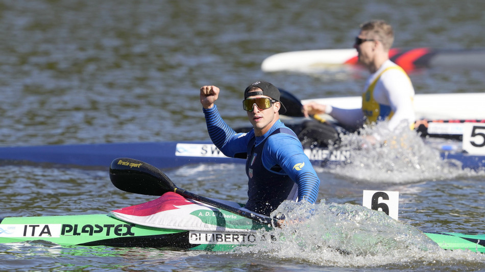 Canoa: Mondiali, Di Liberto vince l'argento nel K1 200