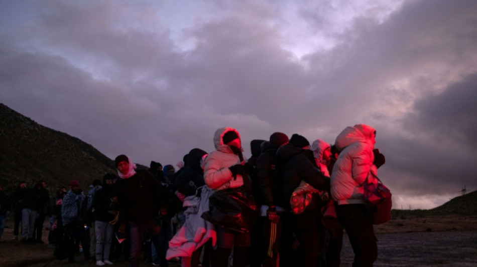 A la fronti&egrave;re sud des Etats-Unis, des demandeurs d'asile du monde entier