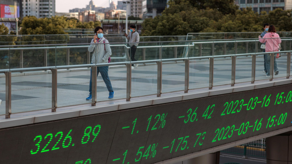 Borsa: Shanghai chiude a -0,04%