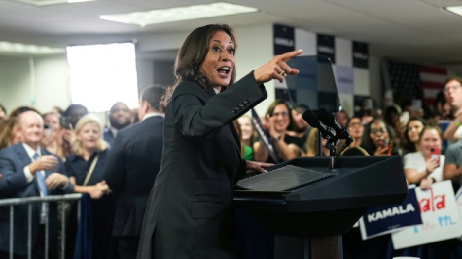 Kamala Harris, la candidate, part en campagne