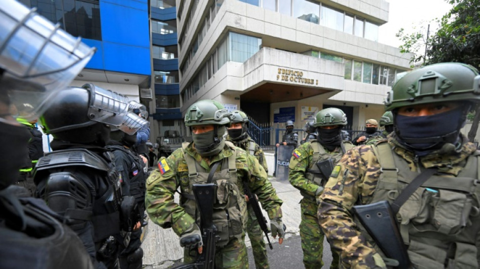 L'Equateur dans la tourmente apr&egrave;s le raid dans l'ambassade du Mexique &agrave; Quito
