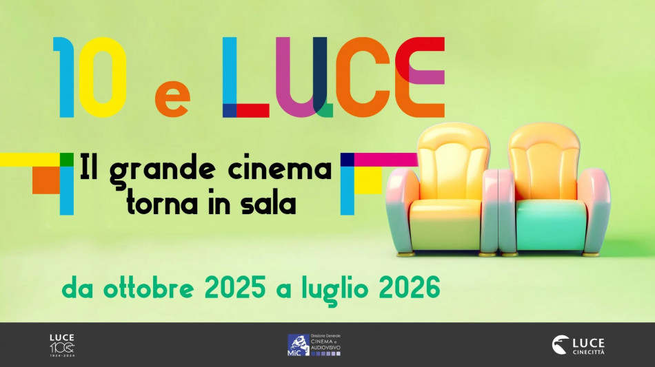 10 e Luce, il grande cinema torna in sala