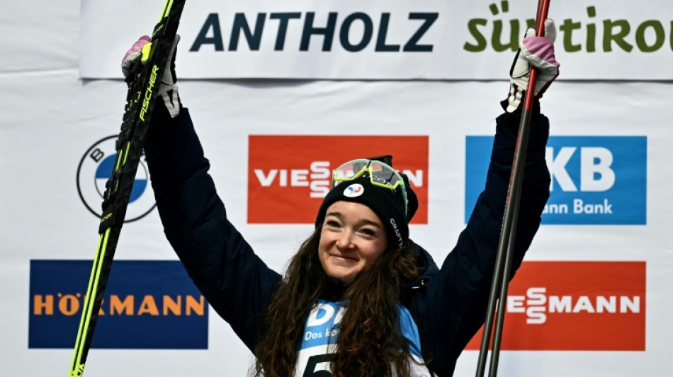 Biathlon: Jeanmonnot s'impose &agrave; Anterselva et reprend sa marche en avant