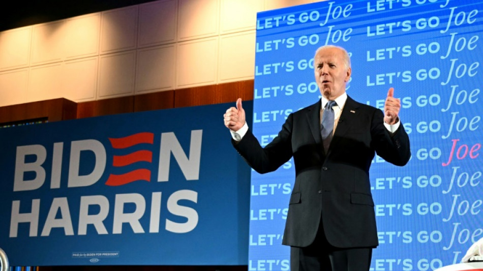 Apr&egrave;s le d&eacute;bat, Biden en campagne pour t&acirc;cher de corriger le tir