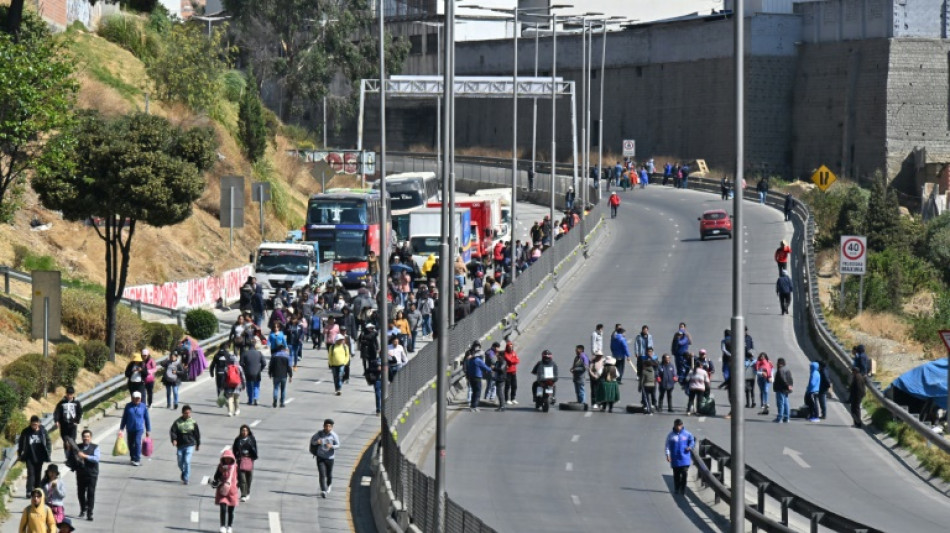 Bolivie : gr&egrave;ve du secteur des transports &agrave; La Paz contre la p&eacute;nurie d'essence