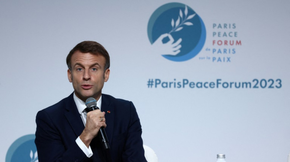 Glaciers, climat et pauvret&eacute;: Macron poursuit son Forum pour la paix