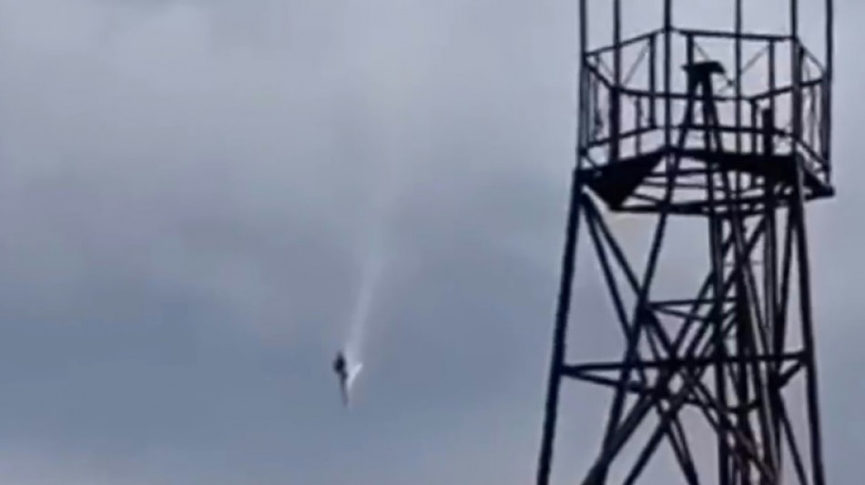 Prigozhin plane crash: locals report 'bangs' and fire