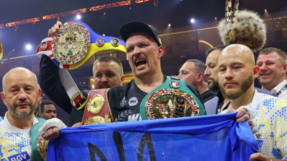 Boxe: Pour Kiev, Usyk a d&eacute;montr&eacute; que l'Ukraine pouvait gagner