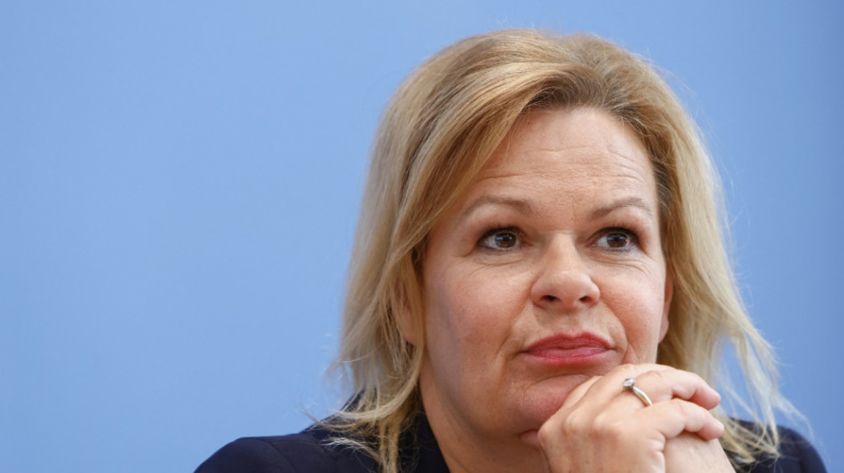 Faeser begr&uuml;&szlig;t TV-Deal zur Frauen-WM: "Fu&szlig;ballfest f&uuml;r alle"