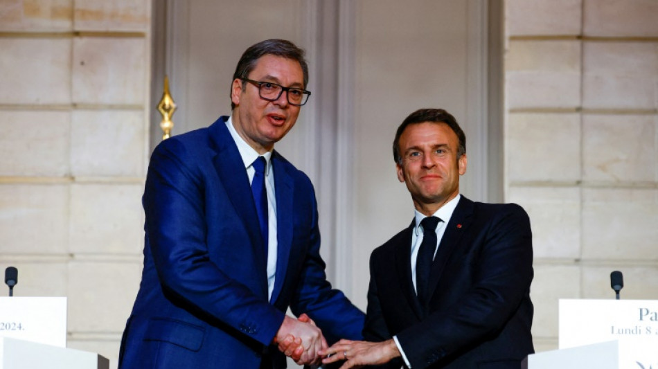 Le pr&eacute;sident serbe optimiste sur l'achat de Rafale fran&ccedil;ais lors de la visite de Macron