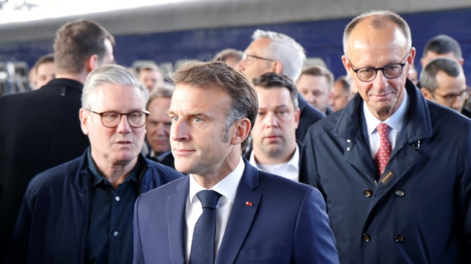 Merz, Macron und Starmer in Kiew eingetroffen