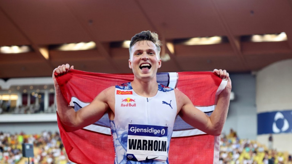 Athl&eacute;tisme: 4e performance de tous les temps pour Warholm sur 400 m haies &agrave; Monaco