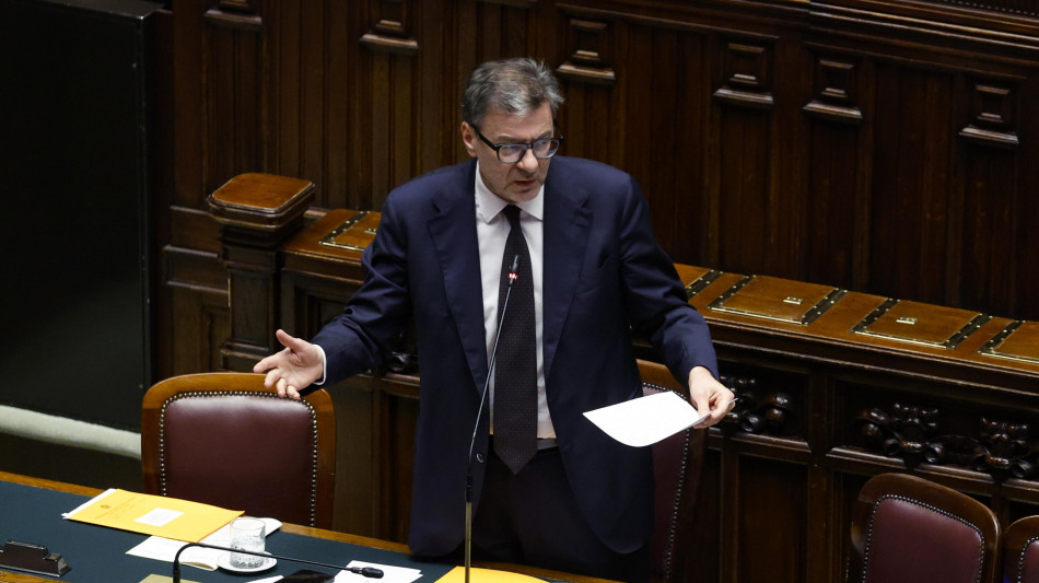 Giorgetti, banche in condizioni migliori, ma il credito è debole