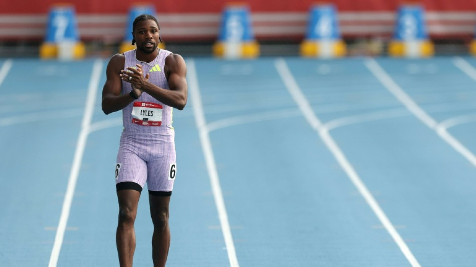 Lyles 'fine' after failing to finish 200m at US championships