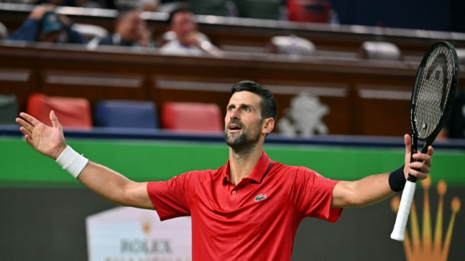 Djokovic to meet 204th-ranked Vacherot in Shanghai Masters semi-final
