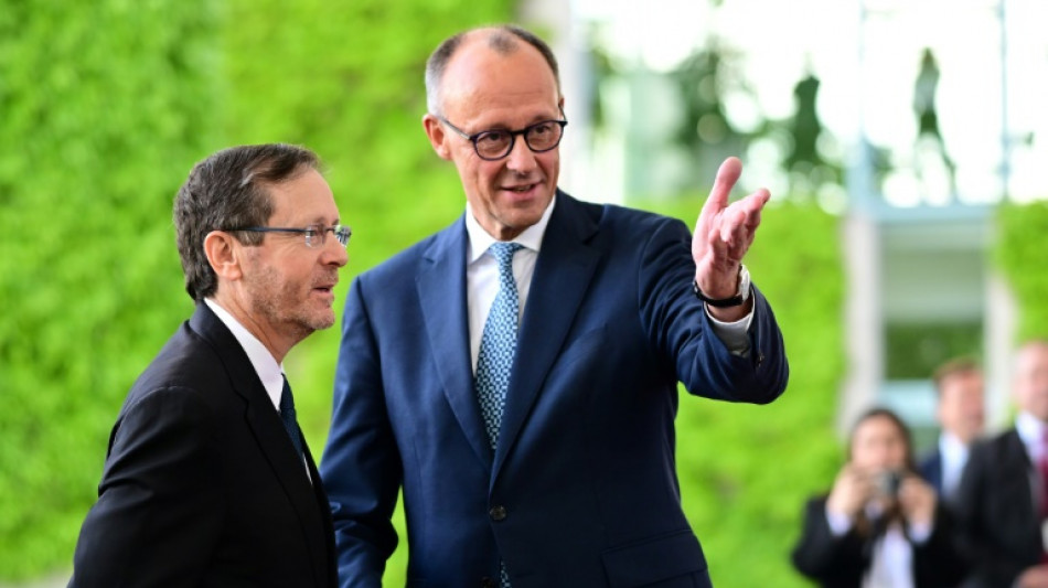 Merz empf&auml;ngt Israels Pr&auml;sidenten Herzog im Kanzleramt