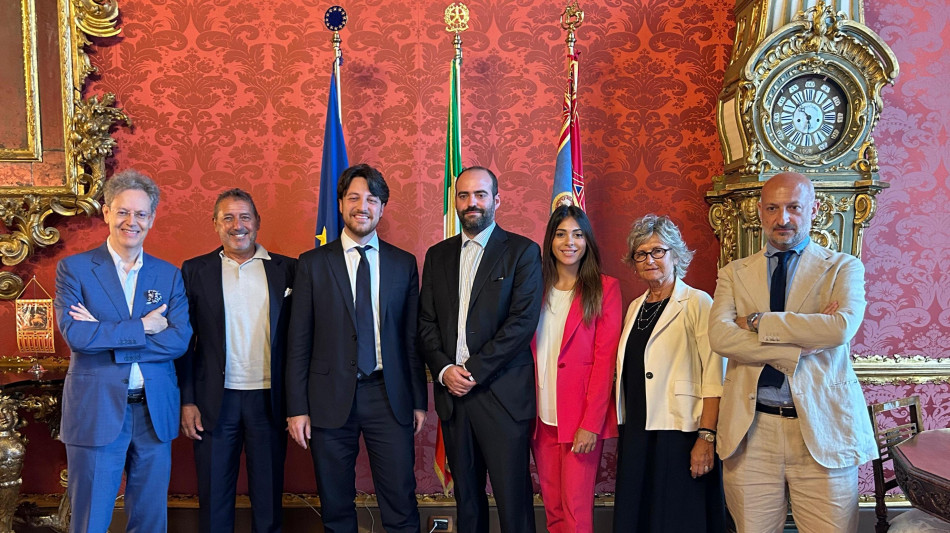 Il regista Francesco Sossai ricevuto dal presidente del Veneto Alberto Stefani