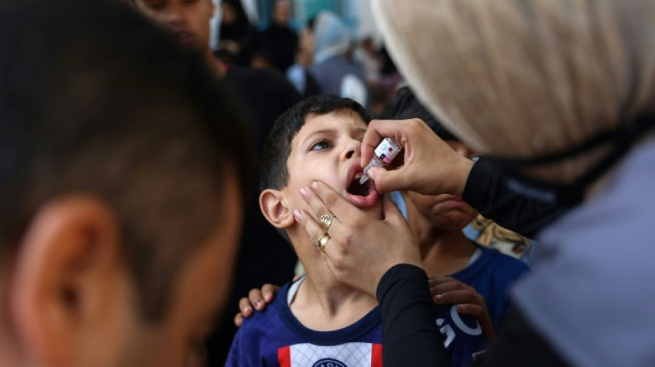 Vaccination anti-polio &agrave; Gaza: l'OMS pense avoir atteint son objectif