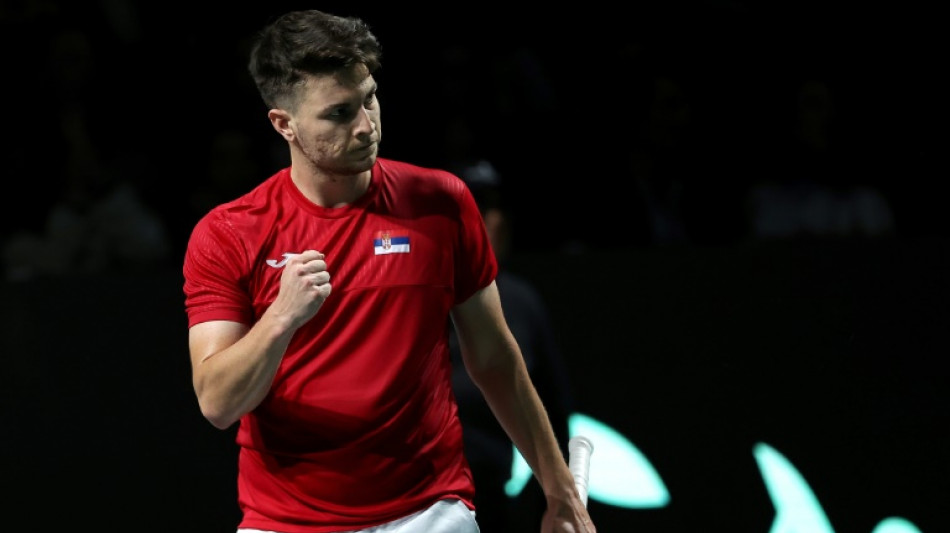 Kecmanovic fights back to earn Serbia Davis Cup semi lead over Italy