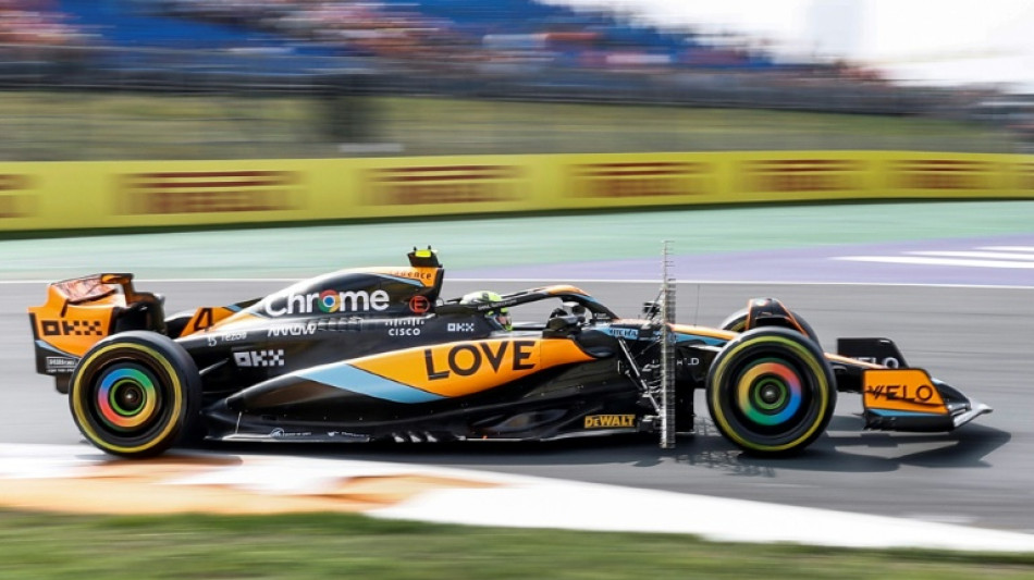 Norris upstages Verstappen in Dutch practice