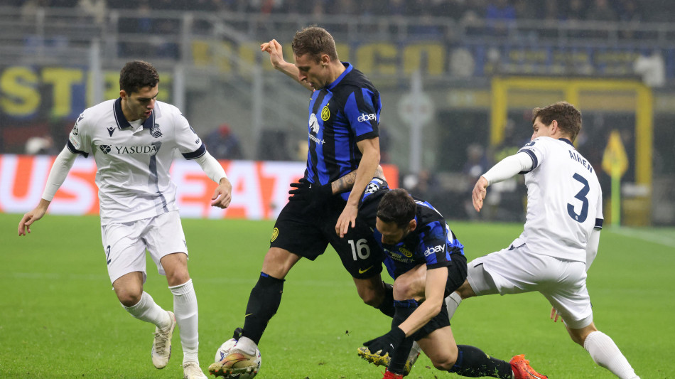 Champions: l'Inter in Norvegia senza Calhanoglu e Frattesi