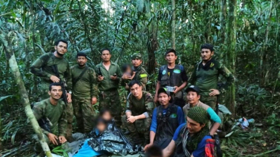 Llegan a Bogot&aacute; los cuatro ni&ntilde;os que estuvieron perdidos 40 d&iacute;as en la selva colombiana