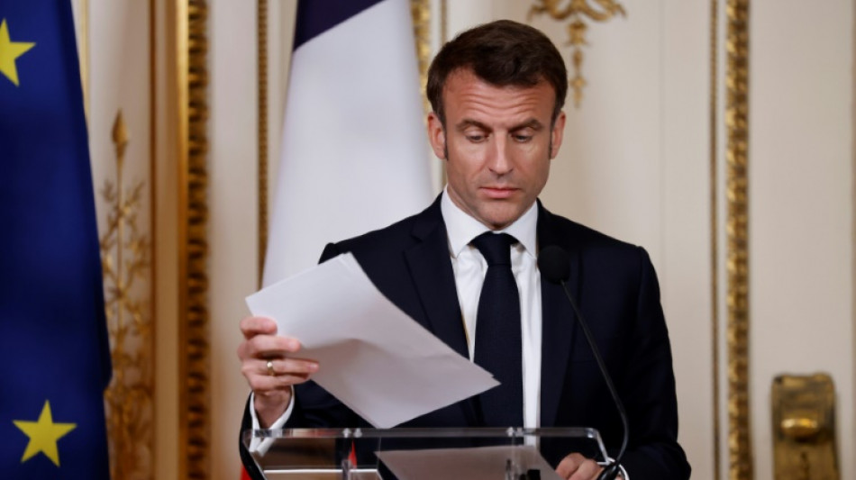 Macron se dirige a los franceses tras la "victoria p&iacute;rrica" con la reforma de pensiones
